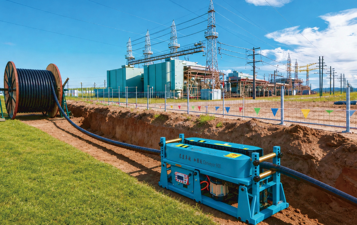 CY cable laying and pulling equipment